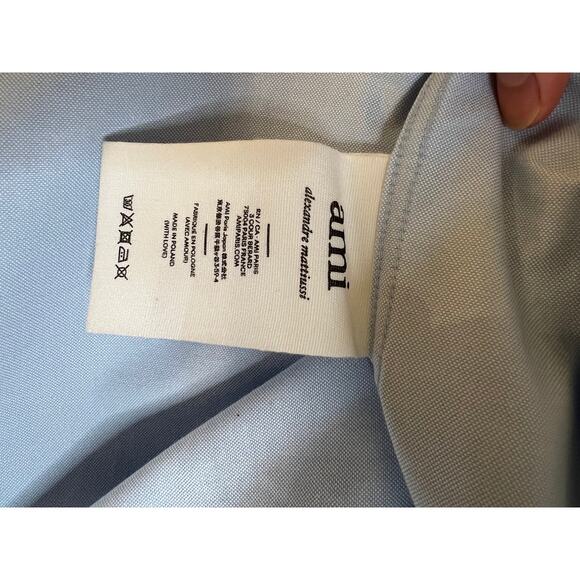 Ami Light Blue Button Down - Picture 4 of 5